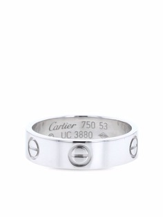Cartier кольцо Love из белого золота