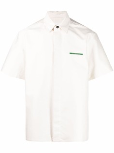 Jil Sander рубашка с брошью