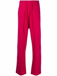 extreme cashmere high-waisted cashmere track pants
