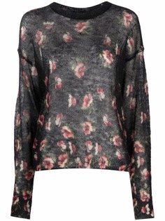 TWINSET джемпер с цветочным принтом