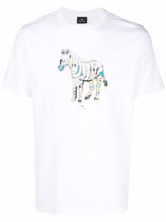 PAUL SMITH футболка с принтом Zebra