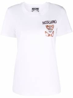 Moschino футболка с принтом Toy Bear