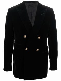 TOM FORD двубортный бархатный пиджак