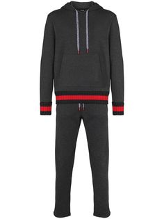 Kiton спортивный костюм с контрастной окантовкой