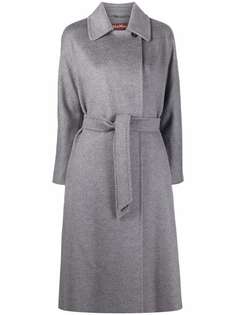 S Max Mara шерстяное пальто с поясом