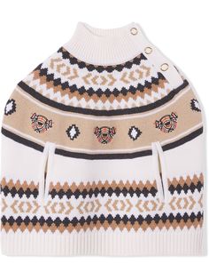 Burberry Kids пончо Thomas Bear