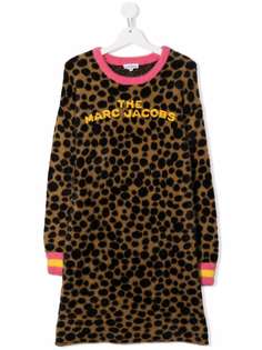 The Marc Jacobs Kids платье-джемпер в горох