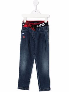 Lapin House прямые джинсы с логотипом