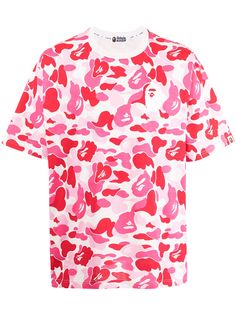 A BATHING APE® футболка с камуфляжным принтом Bape