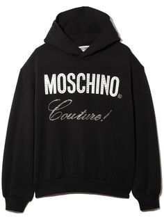 Moschino Kids худи Moschino Couture! со стразами