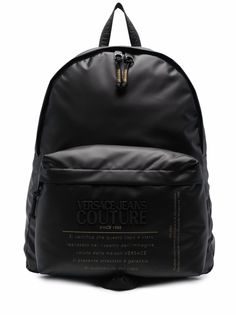 Versace Jeans Couture рюкзак на молнии с логотипом