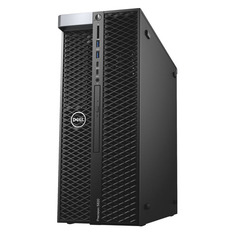 Рабочая станция Dell Precision T5820, Intel Core i9 10920X, DDR4 16ГБ, 1ТБ(SSD), NVIDIA GeForce RTX 3080 - 10240 Мб, DVD-RW, Windows 10 Professional, черный [5820-2893]