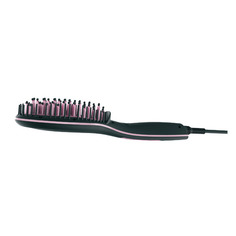 Выпрямитель для волос StarWind STB 7570, черный и фиолетовый