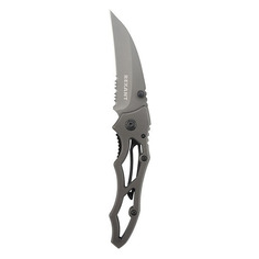 Складной нож REXANT Titanium, 170мм, серый , блистер [12-4906-2]