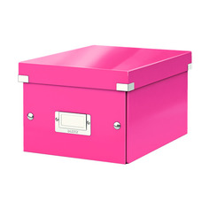 Короб для хранения Leitz Click & Store, картон, розовый [60430023]