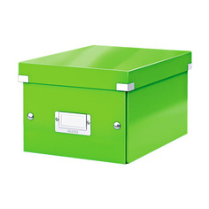 Короб для хранения Leitz Click & Store, картон, зеленый [60430054]