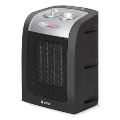 Тепловентилятор Vitek VT-2068, 1800Вт, черный, серый [2068-vt-01]