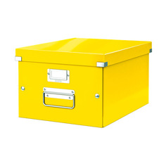 Короб для хранения Leitz Click & Store, картон, желтый [60440016]