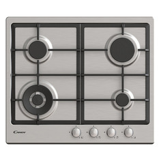 Варочная панель Candy Timeless CHG6BF4WX, независимая, нержавеющая сталь