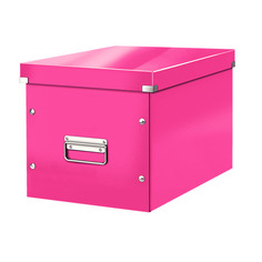 Короб для хранения Leitz Click & Store L, картон, розовый [61080023]