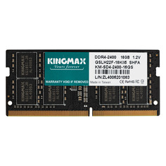 Модуль памяти Kingmax KM-SD4-2400-16GS DDR4 - 16ГБ 2400, SO-DIMM, Ret