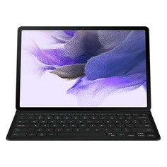 Чехол-клавиатура Samsung EF-DT730BBRGRU, для Samsung Galaxy Tab S7+/S7 FE, черный