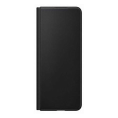 Чехол (флип-кейс) Samsung Leather Flip Cover, для Samsung Galaxy Z Fold3, черный [ef-ff926lbegru]
