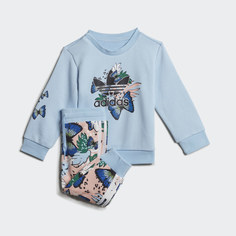 Комплект: свитшот и брюки HER Studio London Animal Flower Print adidas Originals