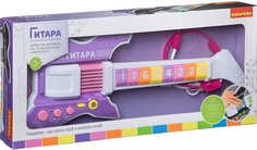 Музыкальная игрушка BONDIBON Электрогитара с головным микрофоном (лиловый)