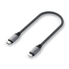 Кабель Satechi USB-C to Lightning MFI Cable (серый космос)