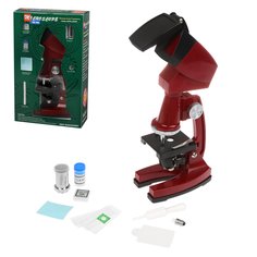 Научно-познавательный набор Наша Игрушка микроскоп детский, 90х увеличение (многоцветный)