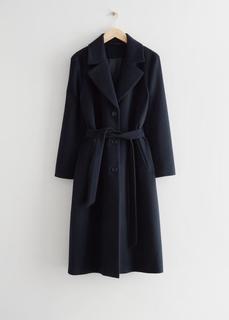 Oversize-пальто из смеcовой шерсти альпака & Other Stories