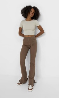 Stradivarius Топ С Декоративными Деталями На Спине Multicolor S