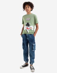 Джинсы Jogger с карманами-карго для мальчика Gloria Jeans