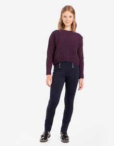 Тёмно-синие брюки Legging для девочки Gloria Jeans