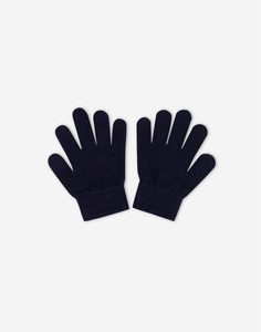 Тёмно-синие перчатки для мальчика Gloria Jeans
