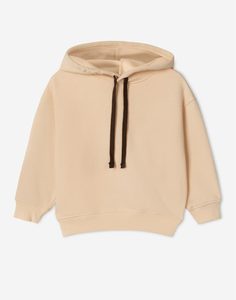 Бежевое худи oversize для мальчика Gloria Jeans