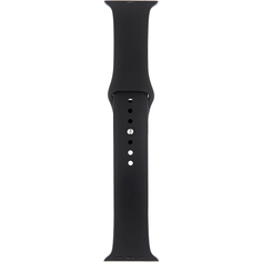 Ремешок InterStep SPORT Apple Watch 42mm&44mm, силикон, чёрный SPORT Apple Watch 42mm&44mm, силикон, чёрный