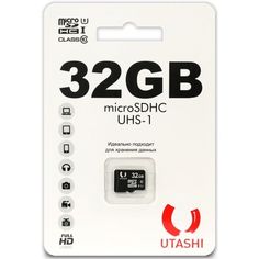 Карта памяти MicroSD Utashi UT32GBSDCL10-00 UT32GBSDCL10-00