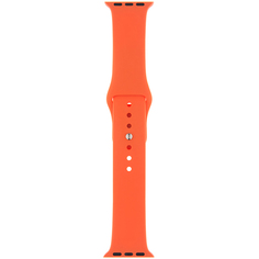 Ремешок InterStep SPORT Apple Watch 38mm&40mm, силикон, оранжевый SPORT Apple Watch 38mm&40mm, силикон, оранжевый
