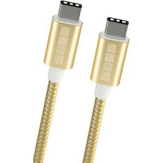 Кабель USB Type-C InterStep TypeC-TypeC USB2.0 нейлон 1.0м, AA ,M-M Gold TypeC-TypeC USB2.0 нейлон 1.0м, AA ,M-M Gold