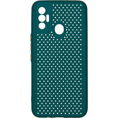 Чехол Carmega Tecno Spark 7 DOT green Tecno Spark 7 DOT green