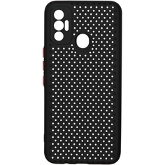 Чехол Carmega Tecno Spark 7 DOT black Tecno Spark 7 DOT black