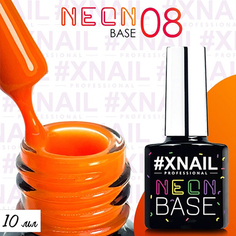 Xnail, База Neon №8, оранжевая
