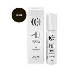 Lucas Cosmetics, Хна для бровей CC Brow Premium, Coffee, в баночке, 5 г