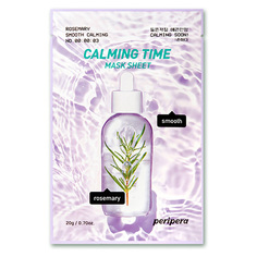 Маска для лица PERIPERA CALMING TIME с экстрактом розмарина успокаивающая 20 г