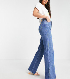 Синие джинсы в стиле 90-х Stradivarius Tall-Голубой