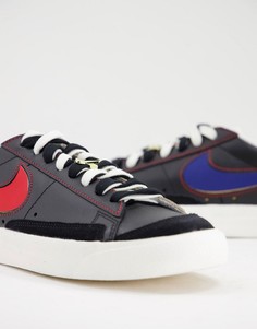 Низкие кроссовки черного цвета Nike Blazer 77-Черный цвет