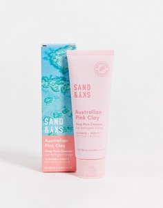 Маска для лица из австралийской розовой глины с эффектом глубокого очищения пор Sand & Sky, 120 мл-Бесцветный