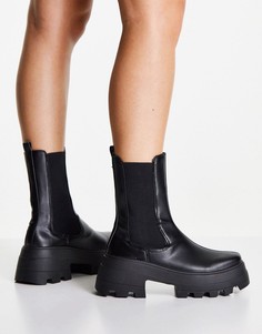 Черные ботинки челси на массивной подошве ASOS DESIGN Ada-Черный цвет